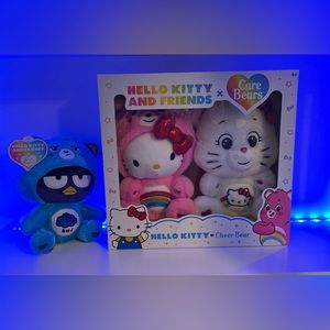 Care bear x hello kitty & badtz-Maru grumpy care bear